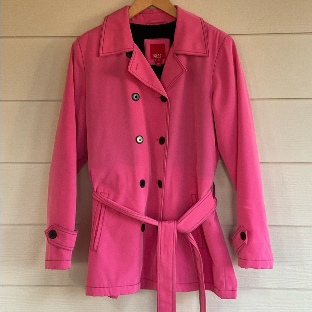 Esprit Women's Vintage Pink Coat ~ Size Medium